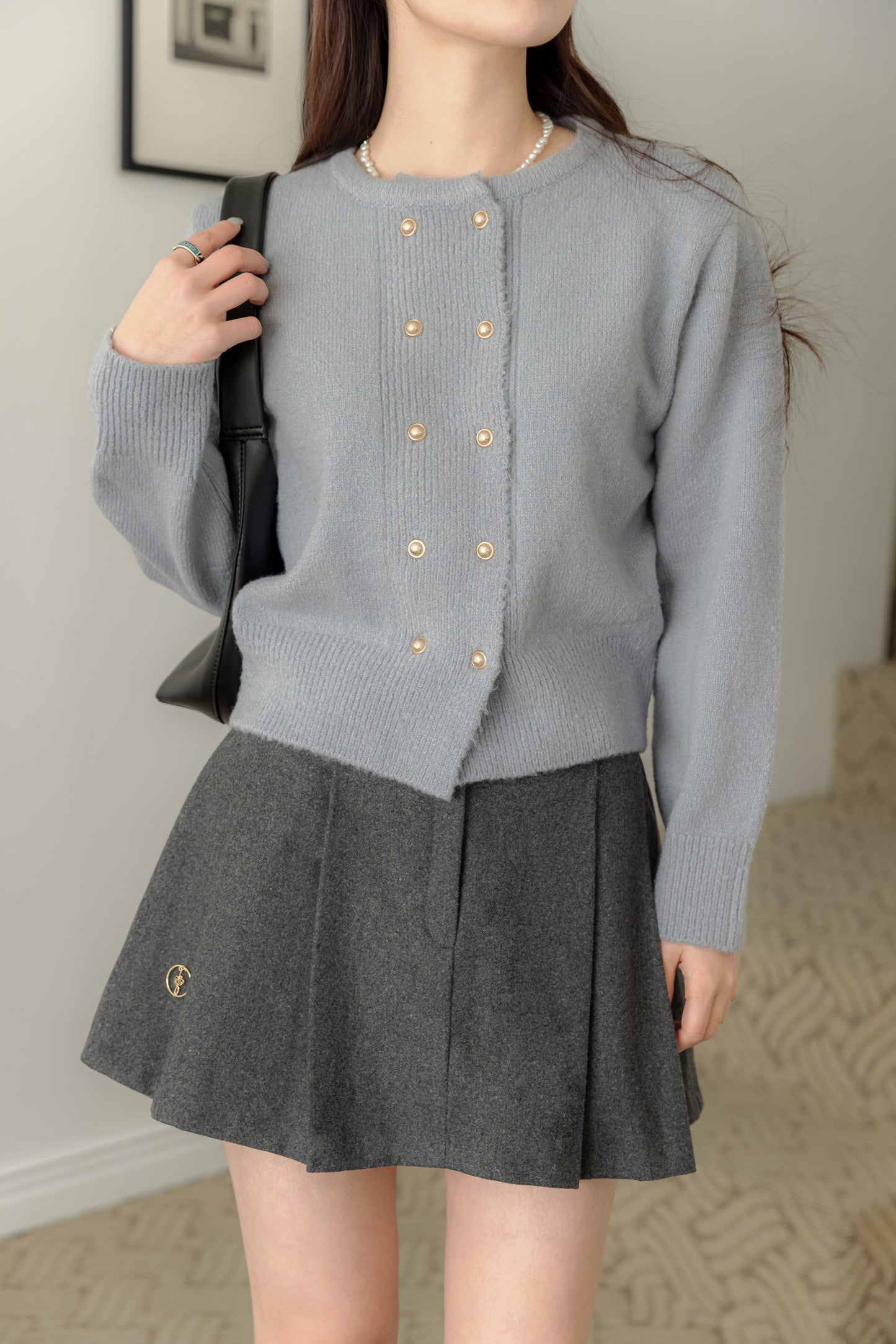 Double Button Cardigan